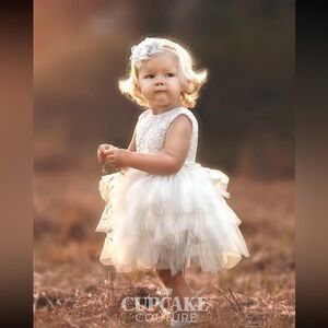 Cupcake Couture Flower Girl dress 12/18M